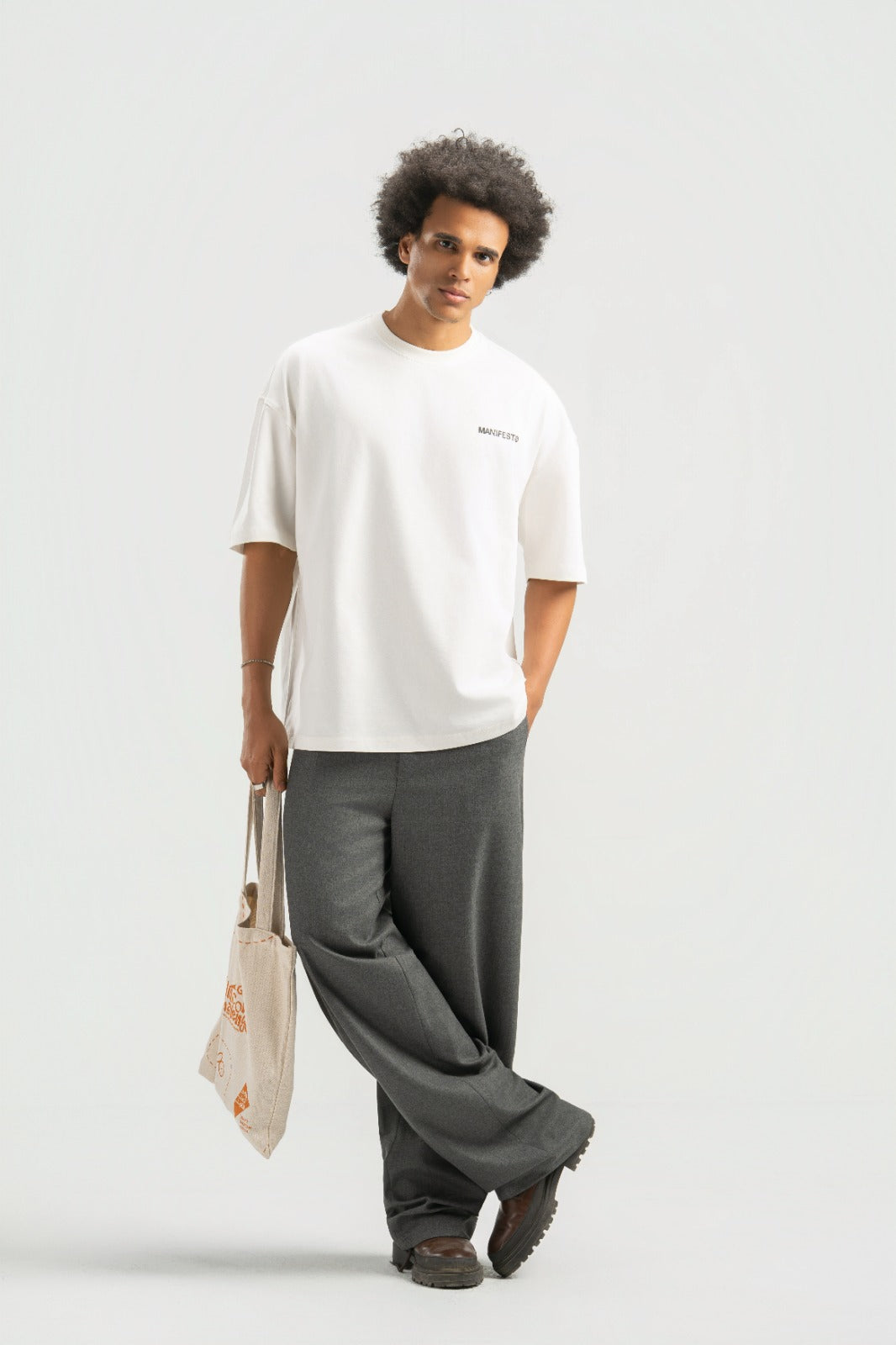 White Boxy Summer Tee