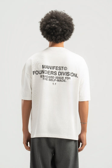 White Boxy Summer Tee