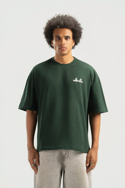 Green Boxy Summer Tee
