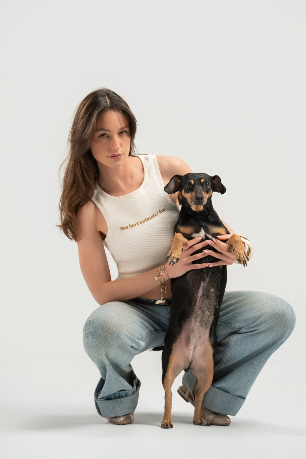 "You Hurt Animals? Ew" Tank Top