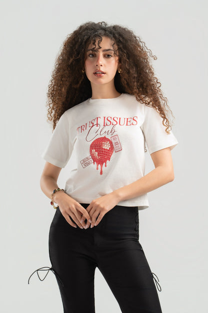 Trust Issues Club Graphic Tee