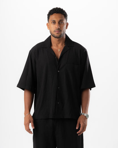 Black Men Summer Shirt