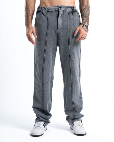 Unisex Silver Washed Pants