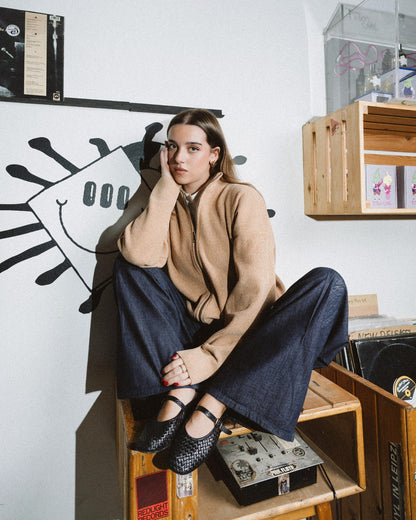 Navy Raw Denim Pants