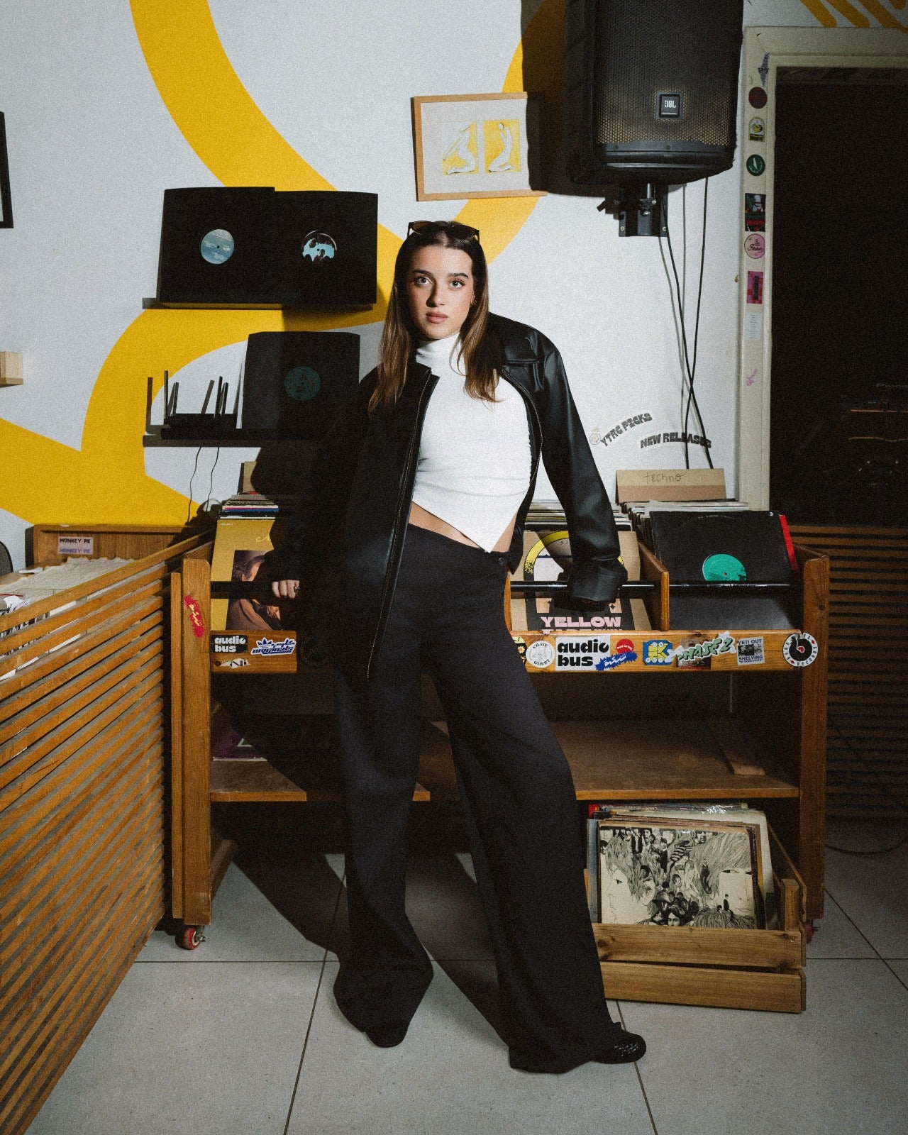 OverSized Black Leather Jacket