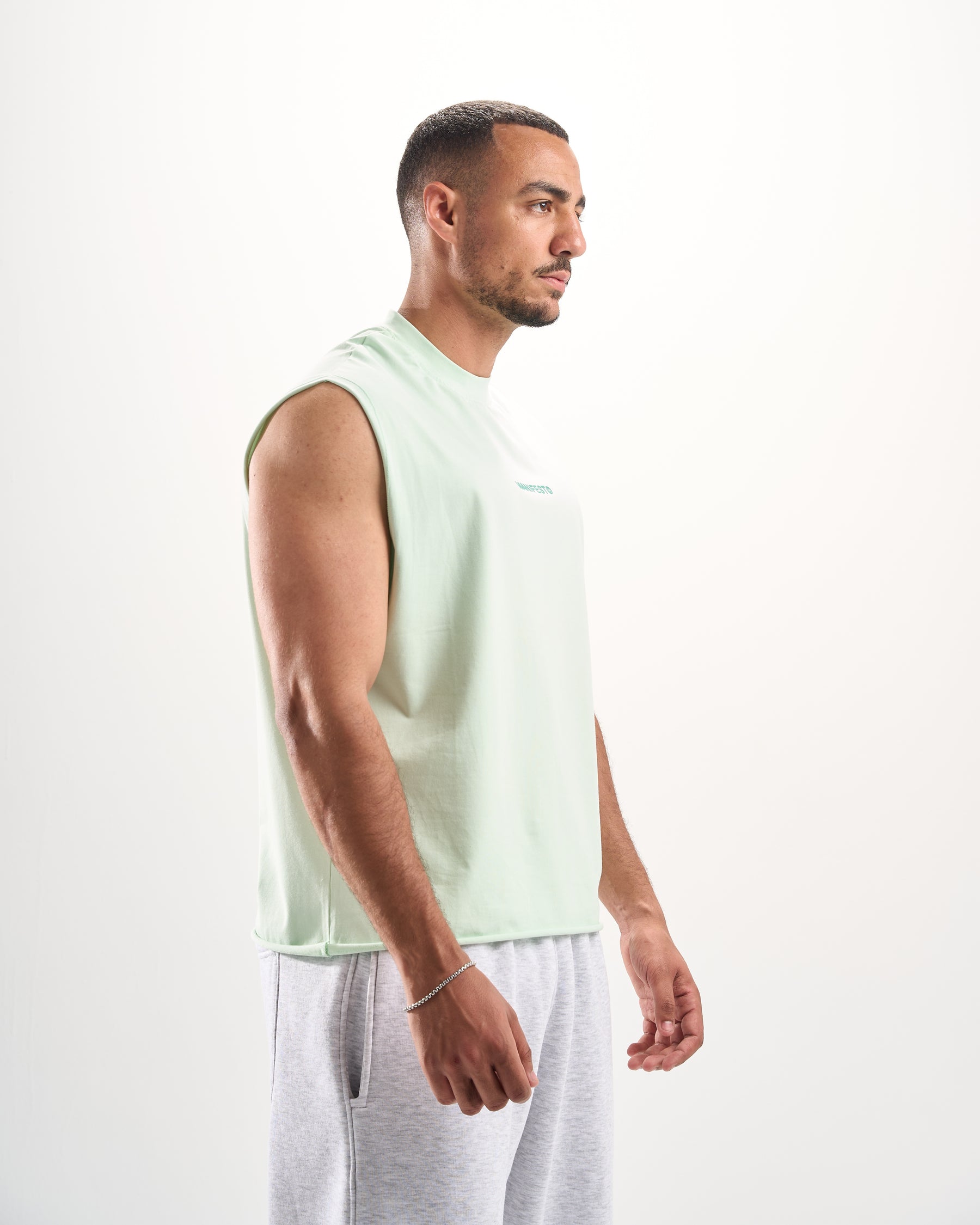 "Becoming" Mint Sleevless Tee