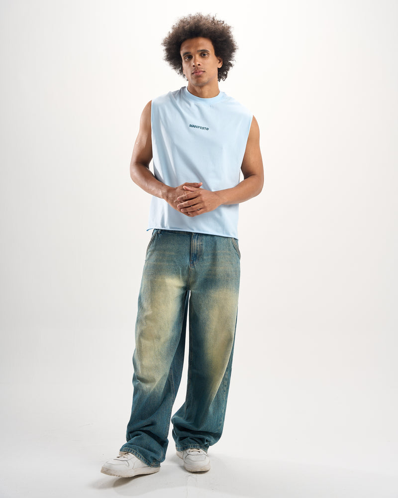 "Becoming" Baby Blue Summer Tank Top