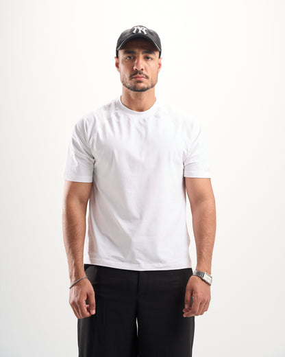 White Basic Tee