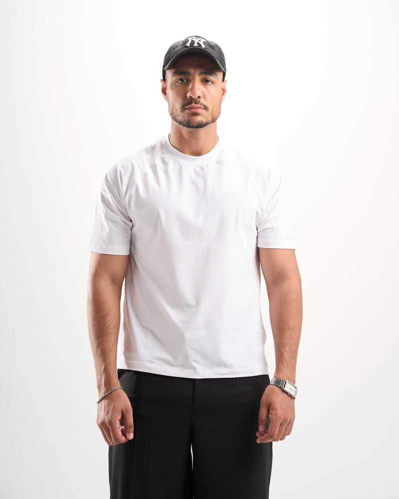 White Basic Tee