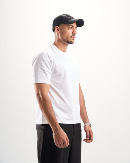 White Basic Tee