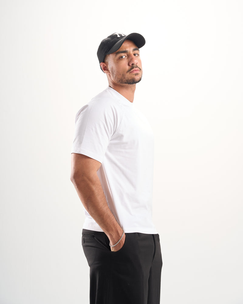 White Basic Tee