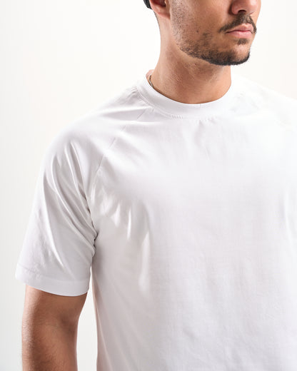 White Basic Tee