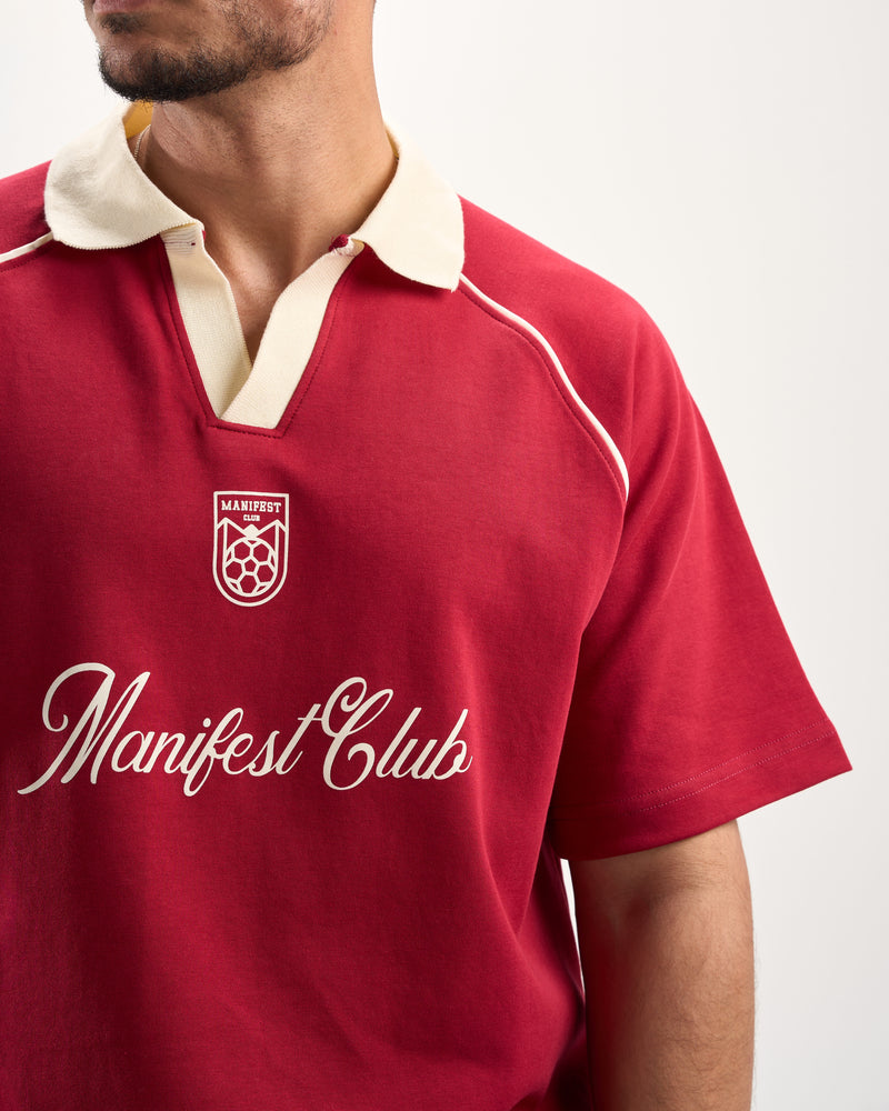 “Manifest Club” Burgundy Jersey