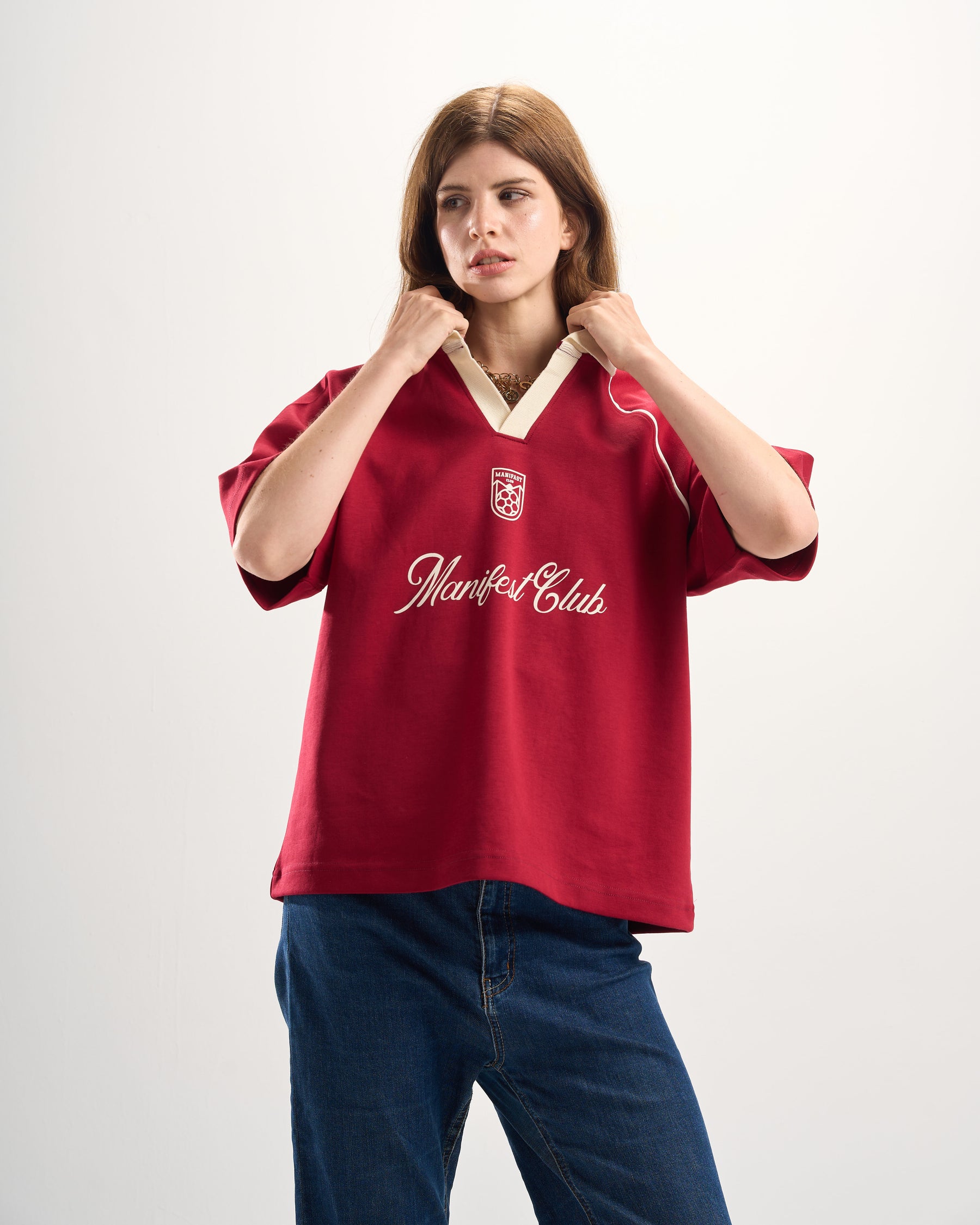 “Manifest Club” Burgundy Jersey