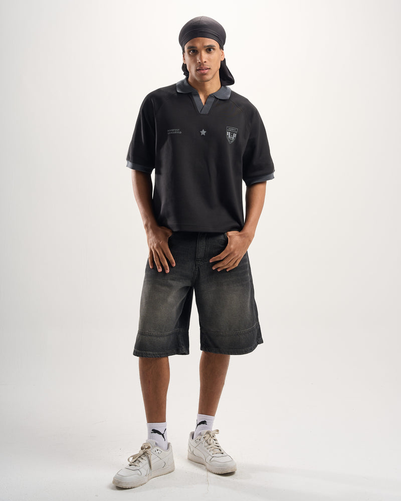“Manifest Club” Black Jersey