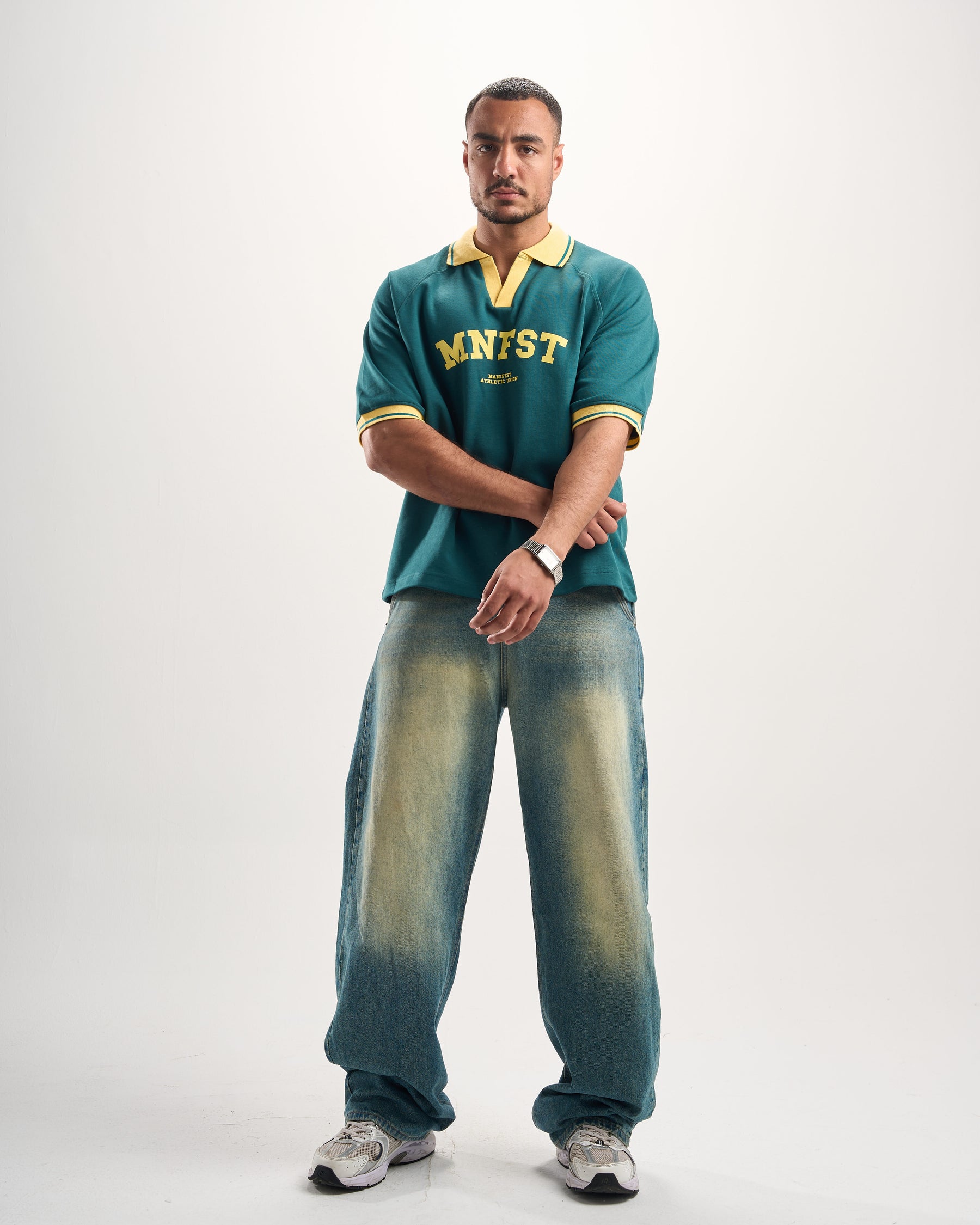 “MNFST” Green Jersey