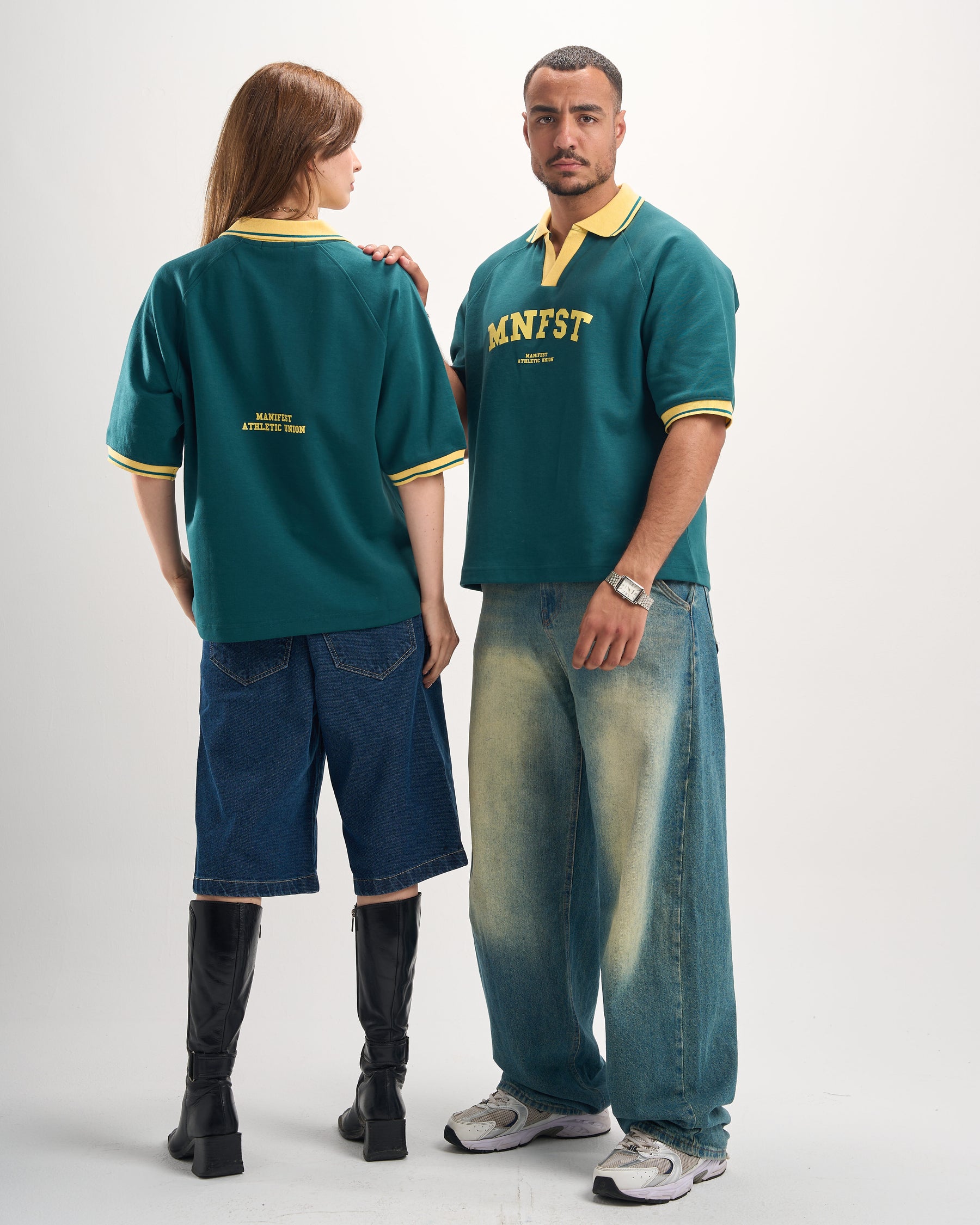 “MNFST” Green Jersey