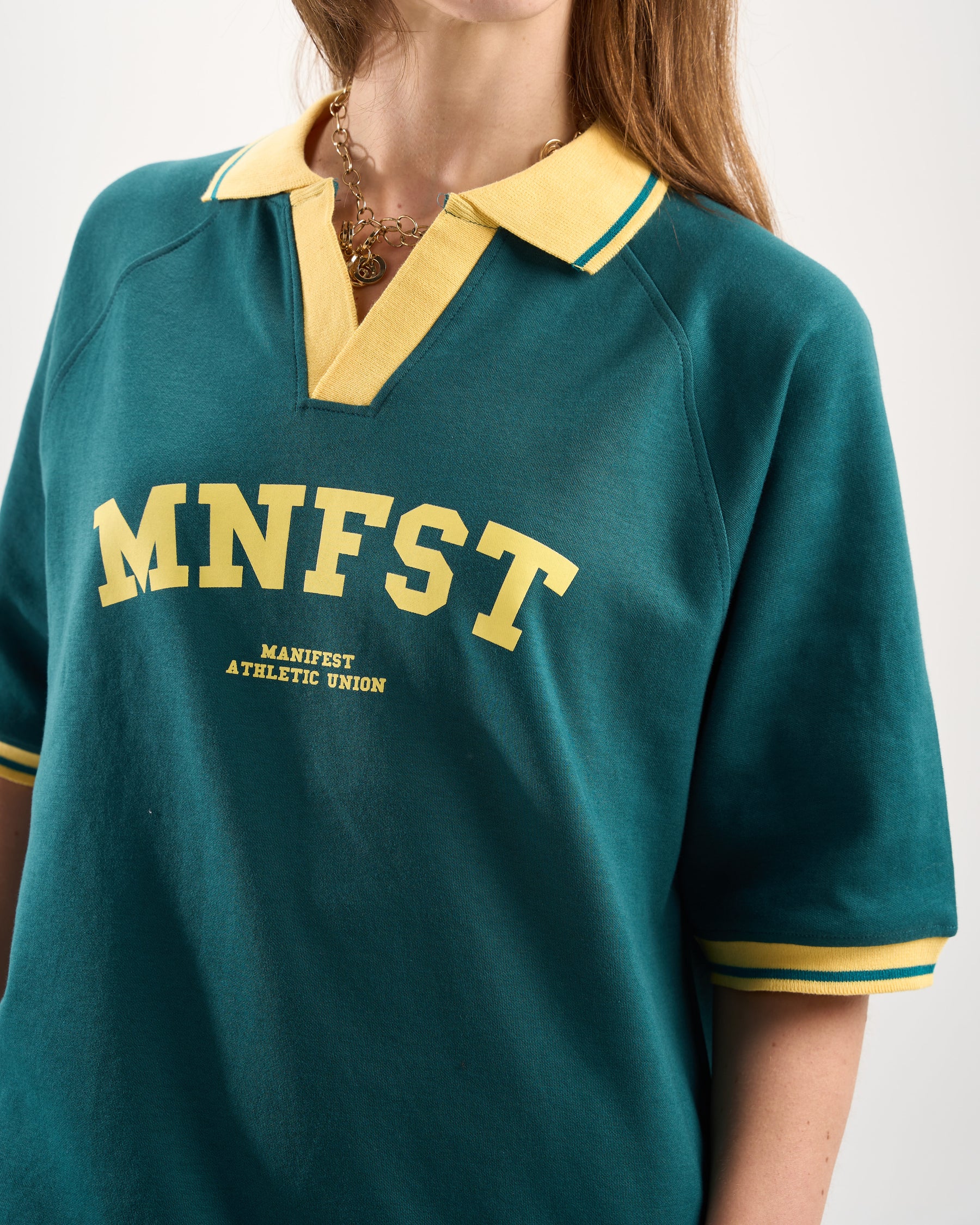 “MNFST” Green Jersey